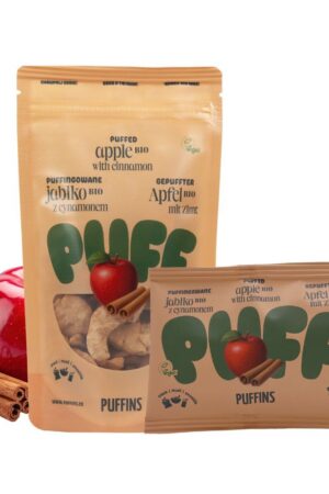 suszone jabłko BIO z cynamonem