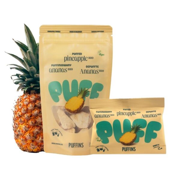suszone owoce: suszony ananas bio
