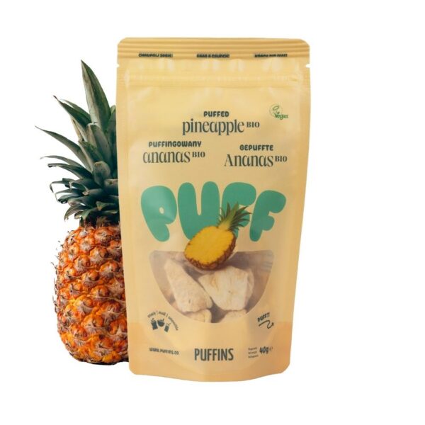 suszone owoce: suszony ananas bio - obrazek 2