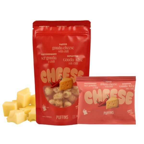 Getrockneter Gouda-Käse mit Chili