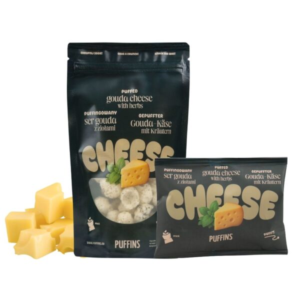 Getrockneter Gouda-Käse mit Kräutern