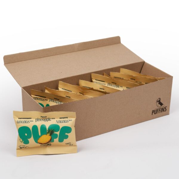 suszone ananasy Puffins - 10 x 15 g