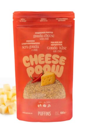 getrockneter GOUDA-Käse mit Chilipulver