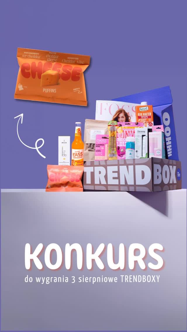 🎉💥 KONKURS ALERT! 💥🎉

Hej Ty! Tak, właśnie Ty 😎 Masz ochotę na paczkę pełną pyszności i kosmetyków, które idealnie zmieszczą się w Twojej wakacyjnej torbie? 🧳☀️

Do wygrania są 3 sierpniowe TREND BOXY – paczki-niespodzianki z:

🧀 chrupiącym serem cheddar (mniam!)
🍬 wegańskimi żelkami i czekoladkami
☀️ kremem SPF, który zadba o Twój letni glow
…i wieloma innymi letnimi smakołykami i kosmetykami!

💡 Jak wziąć udział?
1️⃣ W komentarzu napisz, czy jesteś TEAM SER 🧀 czy TEAM OWOCE🍓 i zdradź nam krótko, dlaczego,
2️⃣ Polub @trendbox.official na FB lub IG (a najlepiej oba!),
3️⃣ Polub @puffinsy na FB lub IG (a najlepiej oba!),
4️⃣ Udostępnij publicznie ten post.

Nie czekaj – pokaż, po której jesteś stronie, i zgarnij paczkę pełną wakacyjnych smakołyków! 💛

🔥 Uwaga, uwaga: wakacje smakują lepiej z TREND BOXEM! 😉

Konkurs trwa od dzisiaj do piątku 22 sierpnia. Regulamin konkursu znajdziesz na naszej stronie. 

#TrendBOX #Konkurs #TEAMSer #TEAMOwoce #Puffins #WakacyjneSmakołyki #LetniaPaczkaNiespodzianka

—